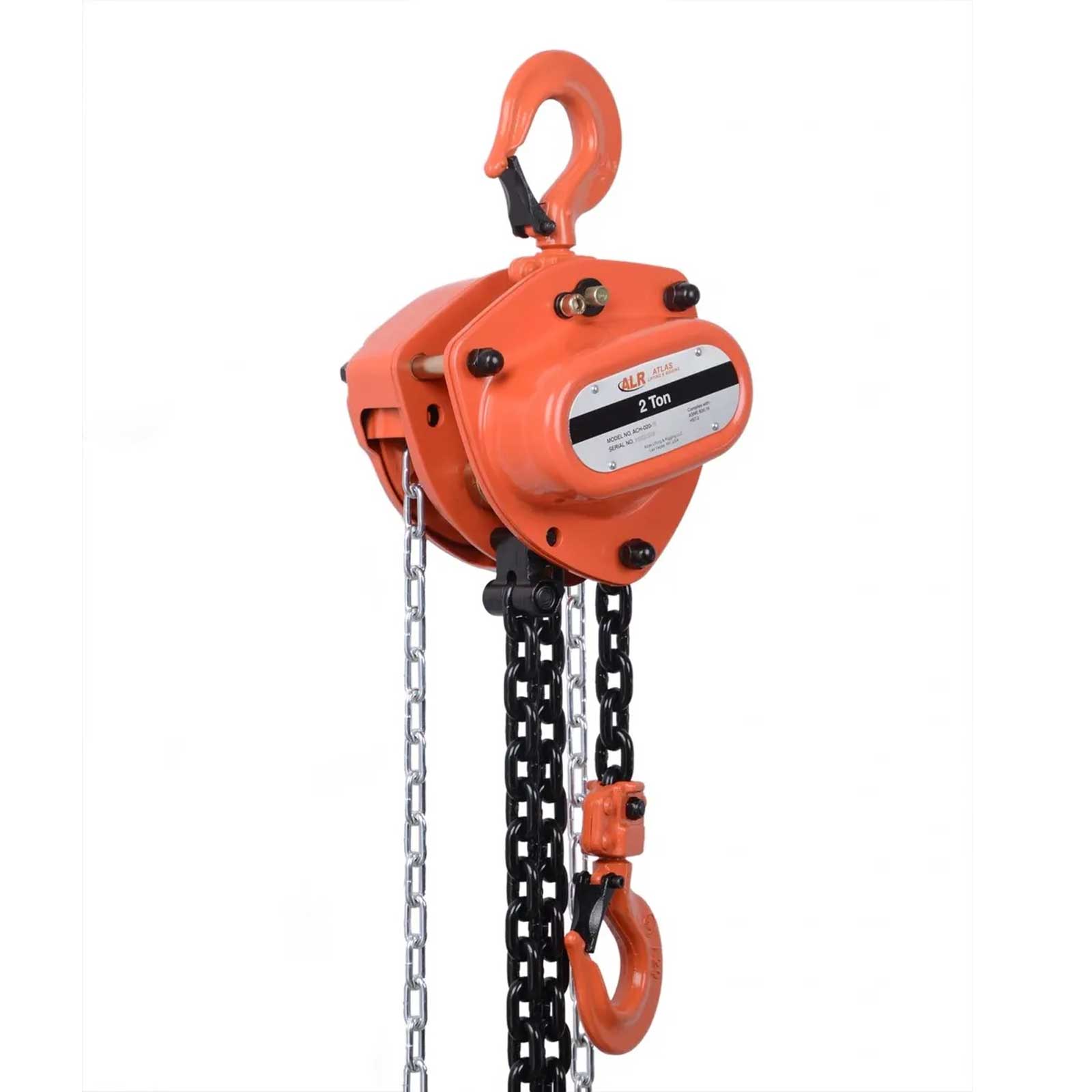 Atlas Hand Chain Hoist | 2 Ton x 10' Lift