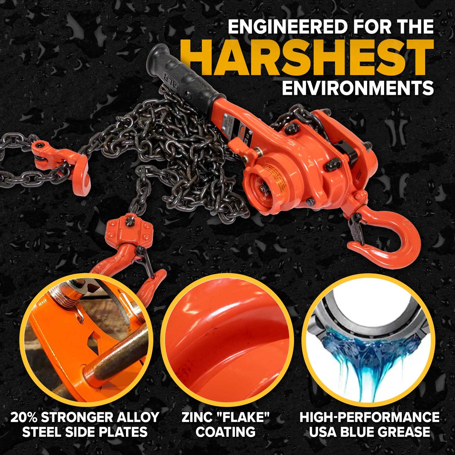 atlas lever hoists engineered for toughest environments