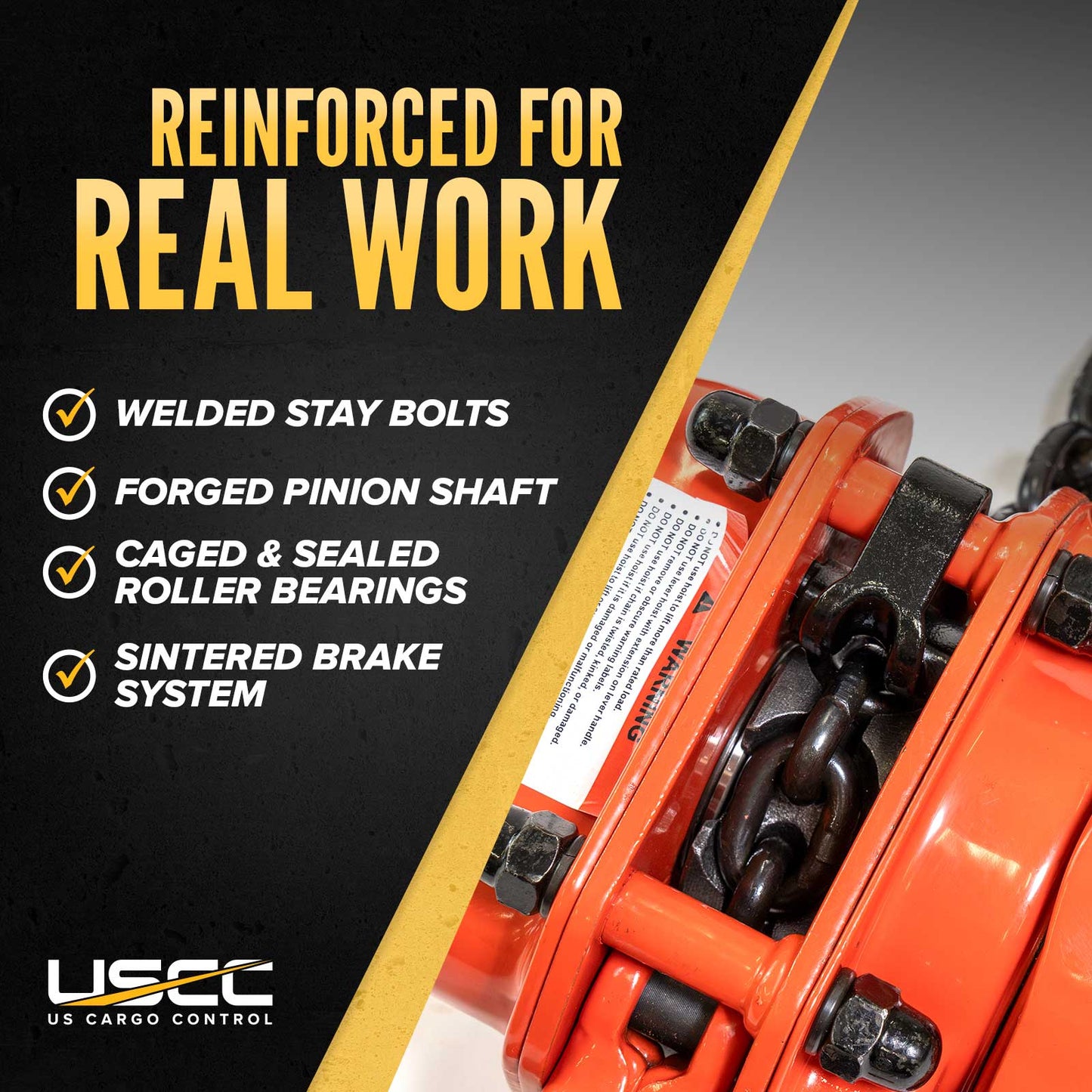 heavy-duty lever hoists are longlasting