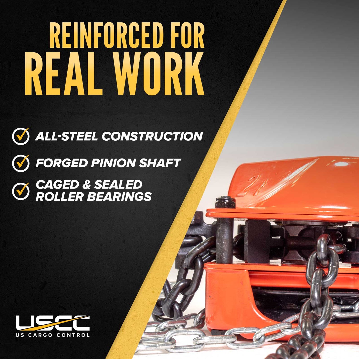 heavy-duty chain hoists are longlasting