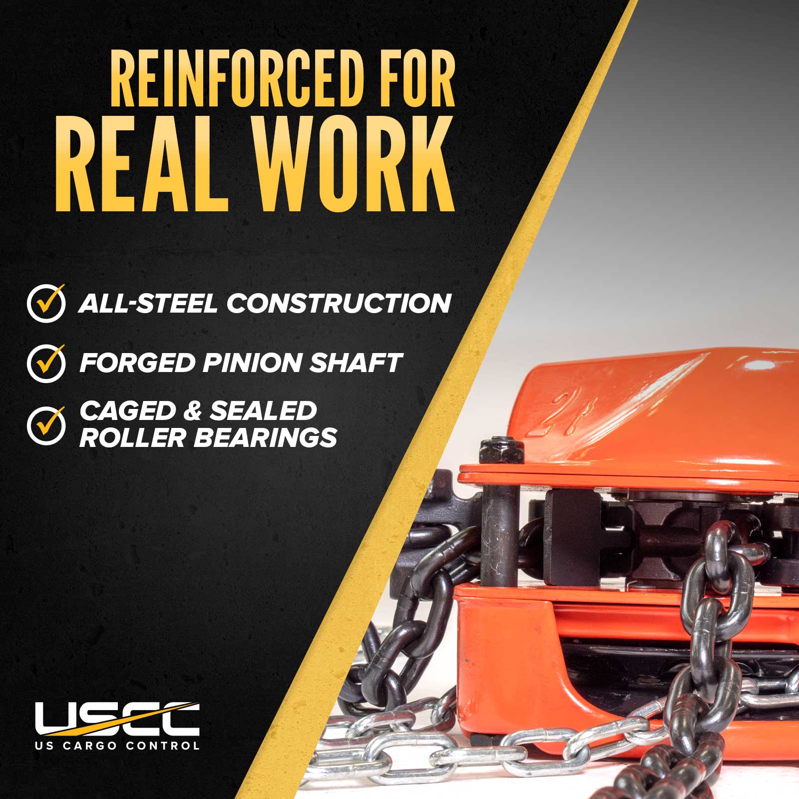 heavy-duty chain hoists are longlasting