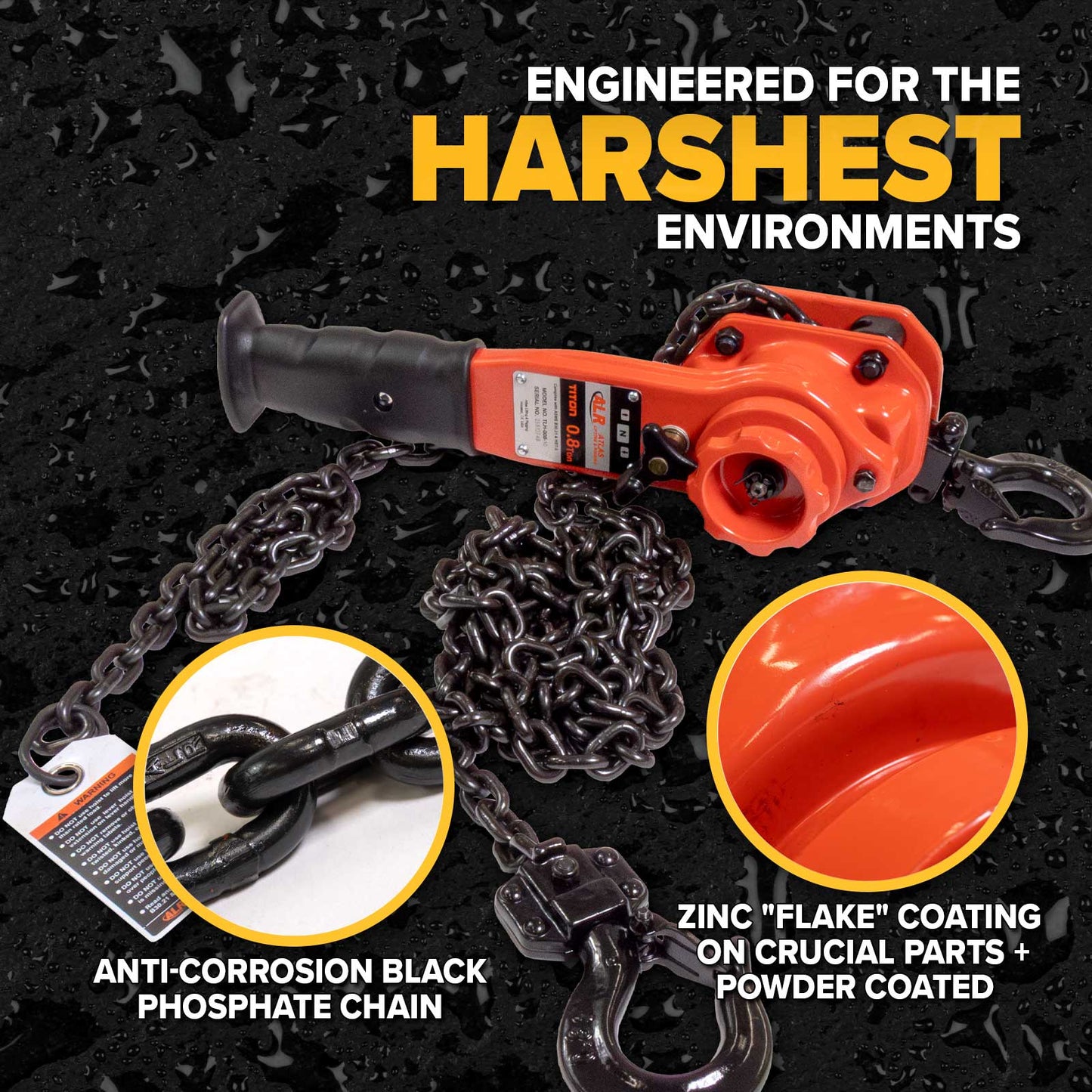 atlas titon lever hoists engineered for toughest environments