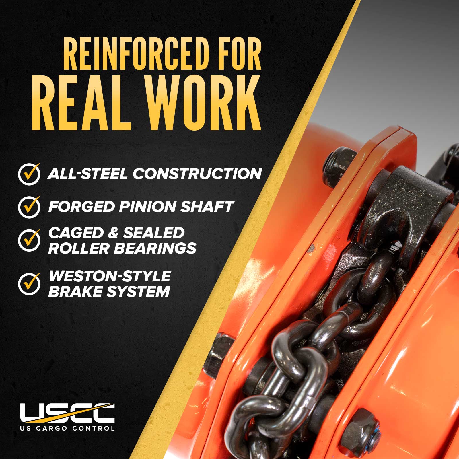 heavy-duty lever hoists are longlasting