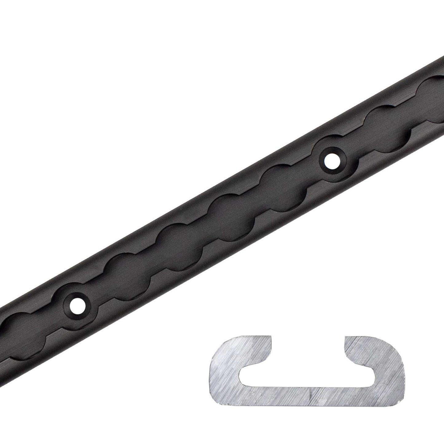 24" Aluminum L-Track | Black Anodized Finish | 2-Pack Image 11 of 11