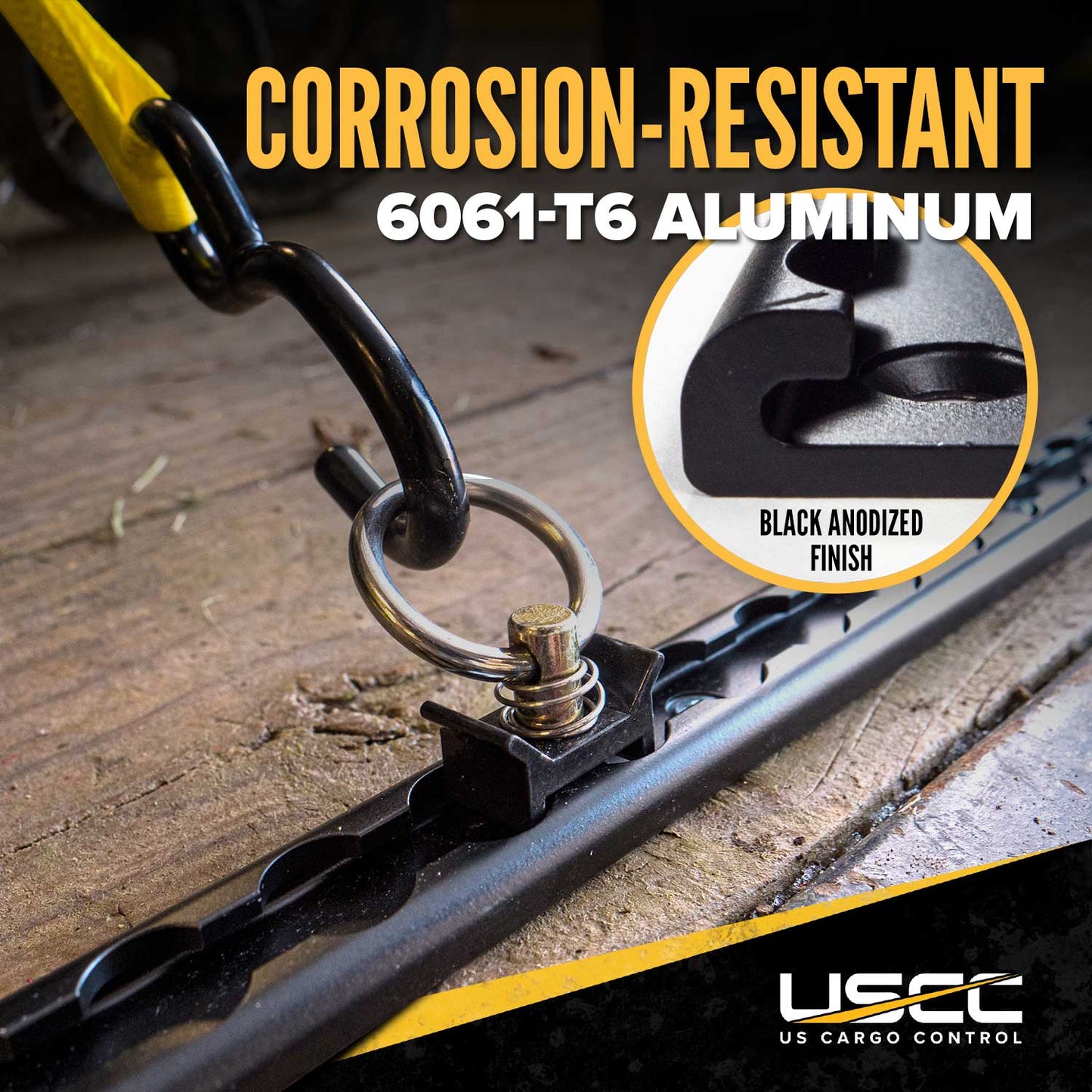 72" Aluminum L-Track | Black Anodized Finish | 2-Pack Image 2 of 11