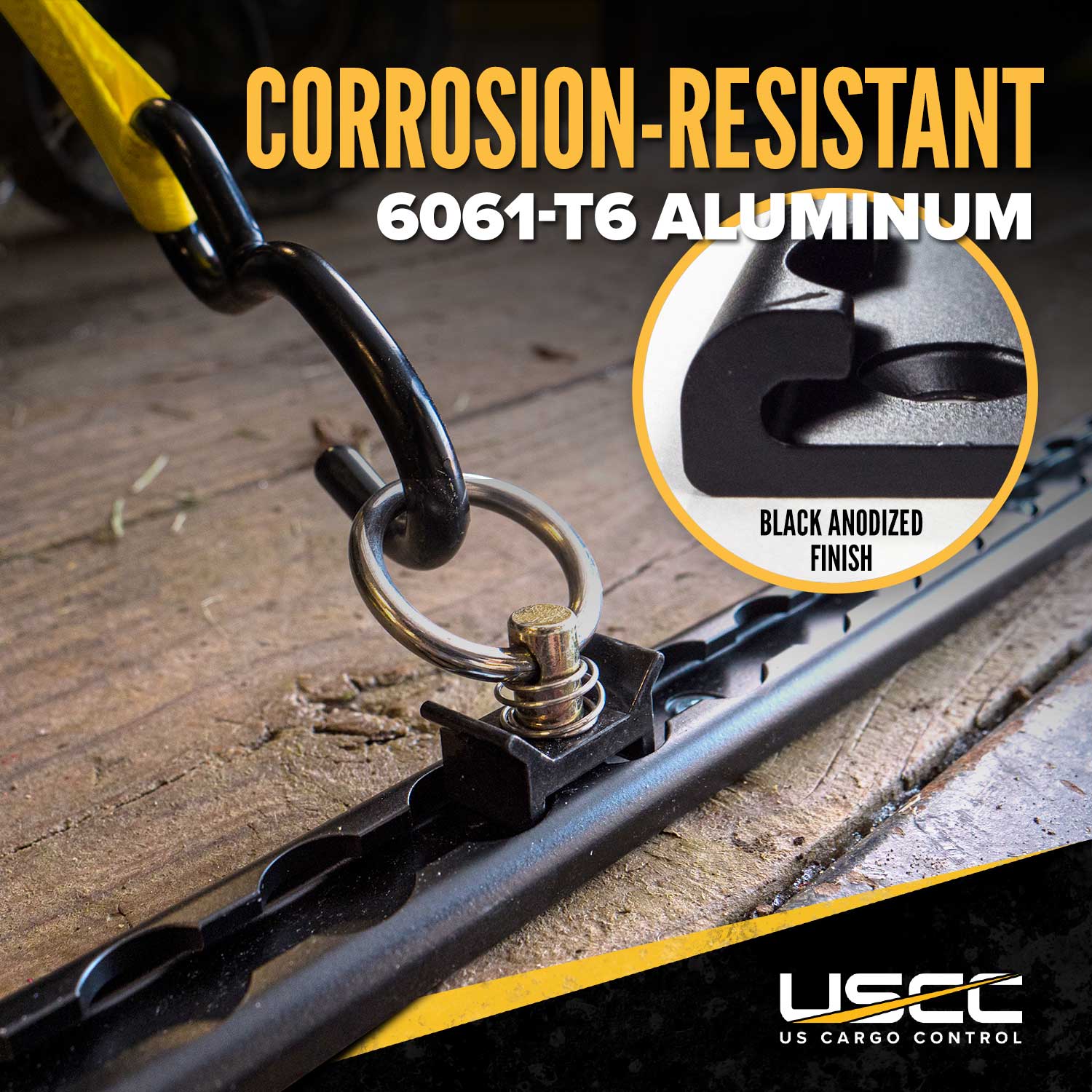 72" Aluminum L-Track | Black Anodized Finish | 2-Pack Image 2 of 11