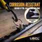 72" Aluminum L-Track Kit | Black Anodized Finish