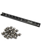 12" Aluminum L-Track Kit | Black Anodized Finish