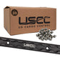 48" Aluminum L-Track | Black Anodized Finish | 20-Pack