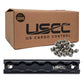6" Aluminum L-Track Kit | Black Anodized Finish | 200-Pack