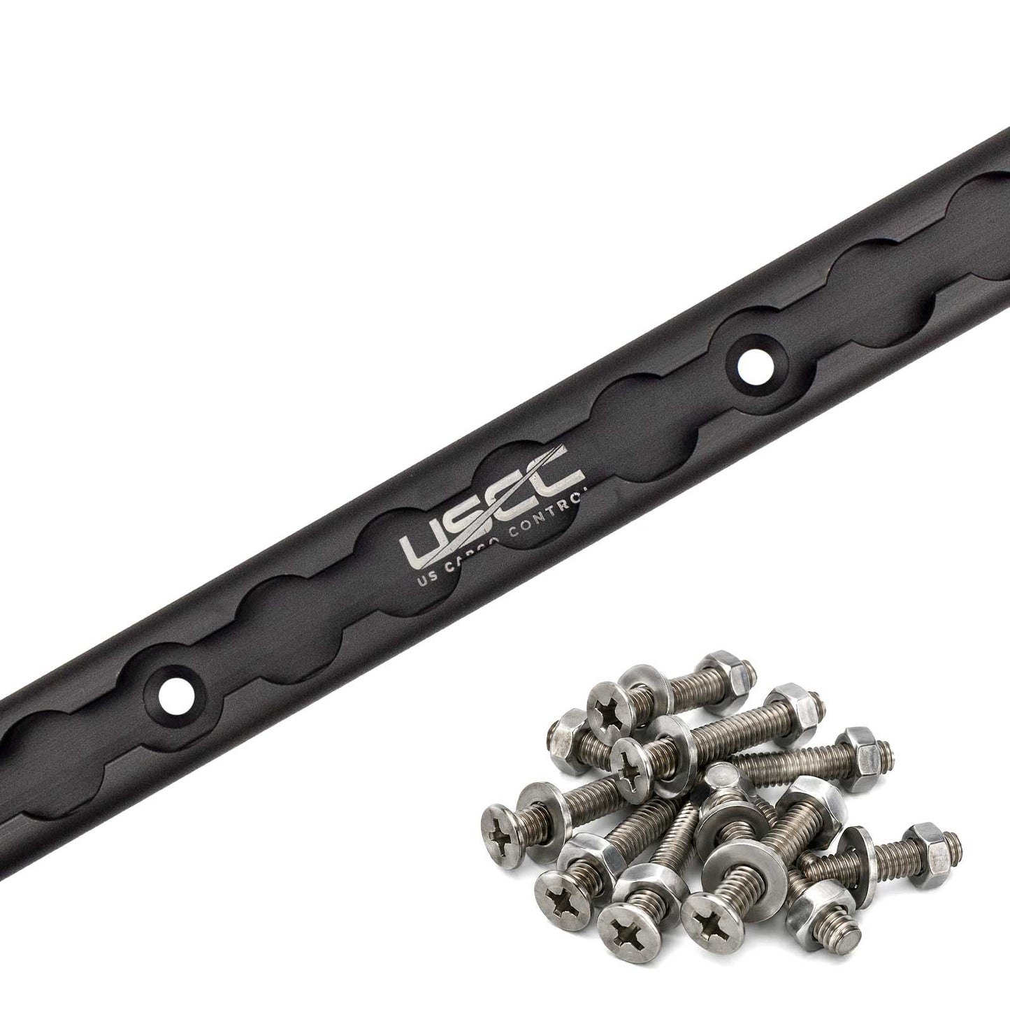 72" Aluminum L-Track Kit | Black Anodized Finish