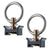 Black Single Stud Fitting w/ Round Ring | 2-Pack Image 1 of 10