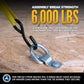 1-1/2" Bolt-On D-Ring with Mounting Bracket - Galvanized - 6,000 lbs. BS