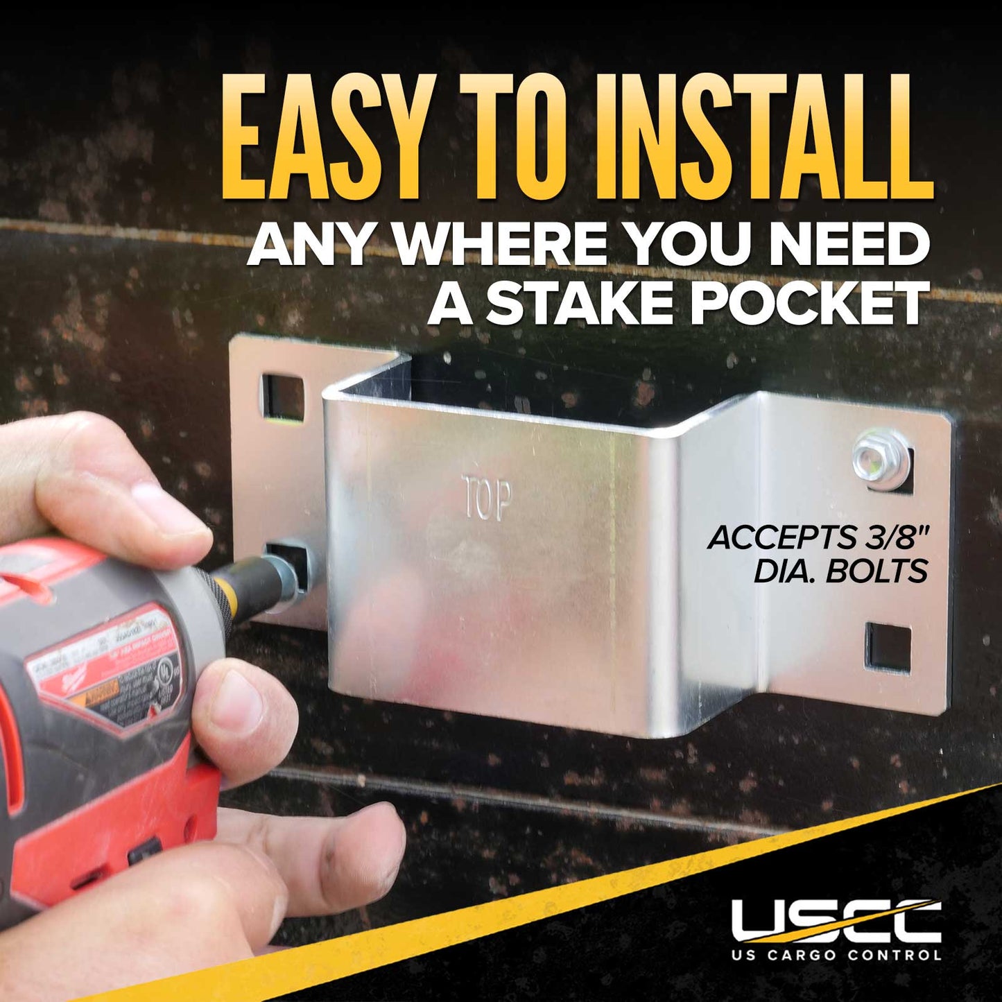 Bolt-On Stake Pocket