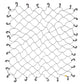 72" x 96" Bungee Cargo Net with 32 Adjustable Plastic Hooks