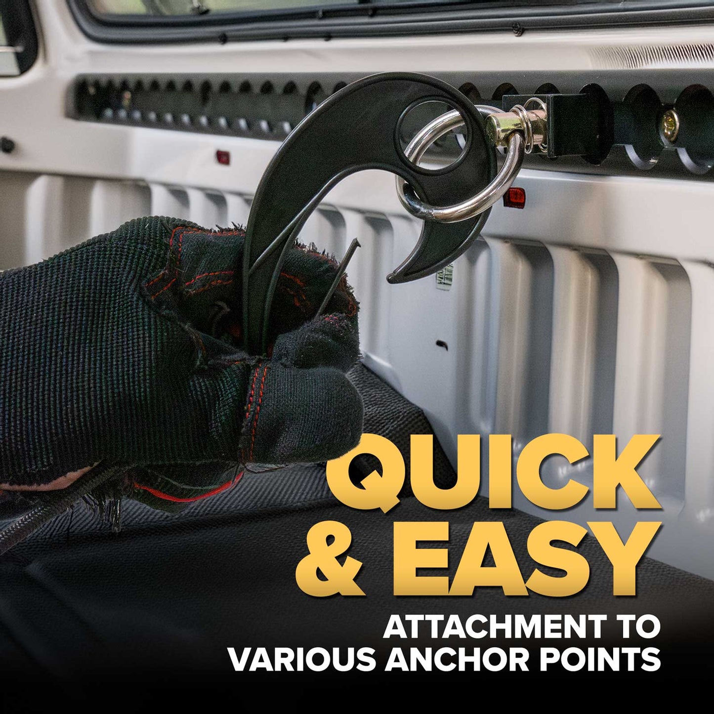 72" x 96" Bungee Cargo Net with 32 Adjustable Plastic Hooks