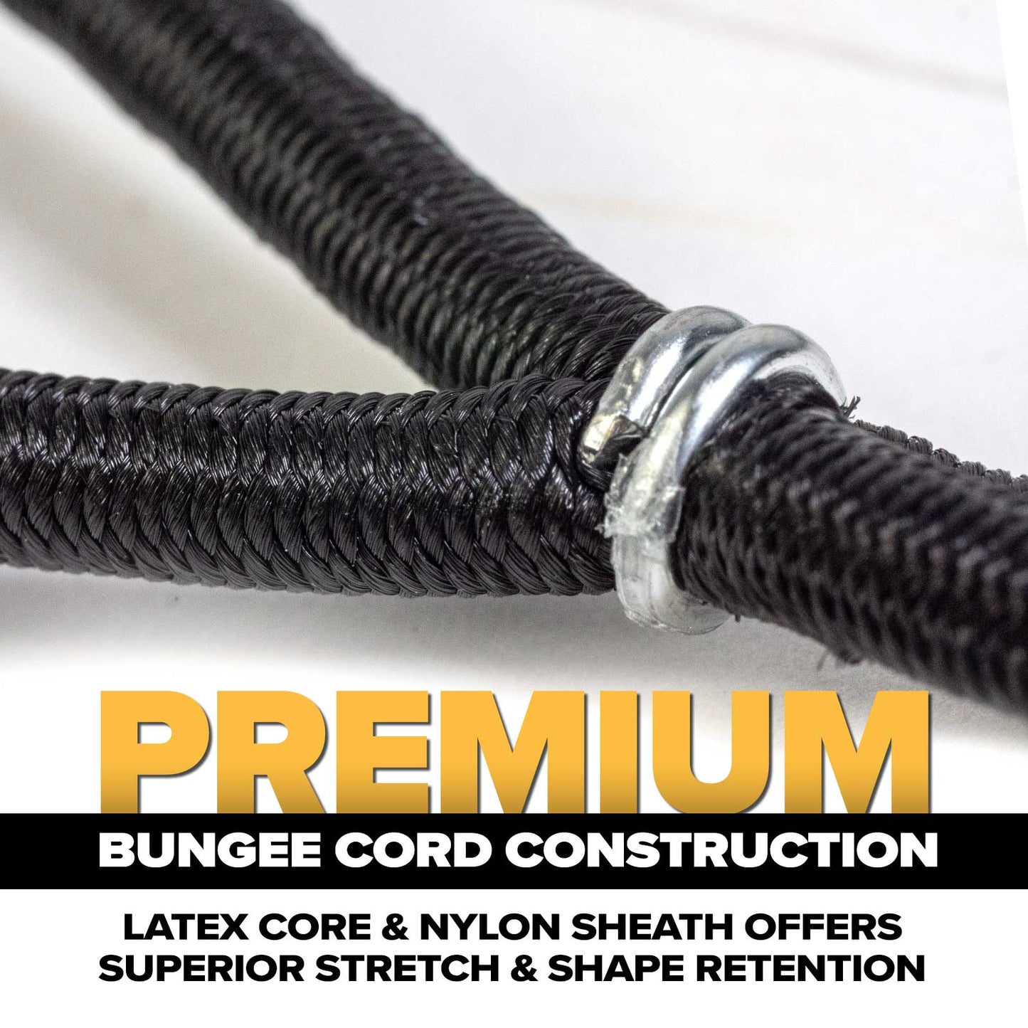 72" x 96" Bungee Cargo Net with 32 Adjustable Plastic Hooks