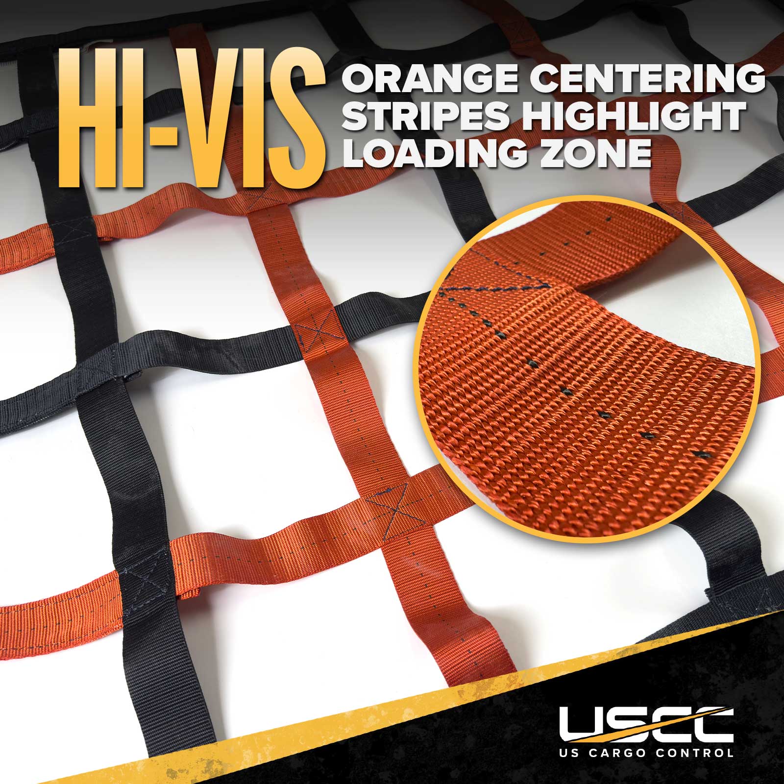 lifting nets hi-vis loading zone