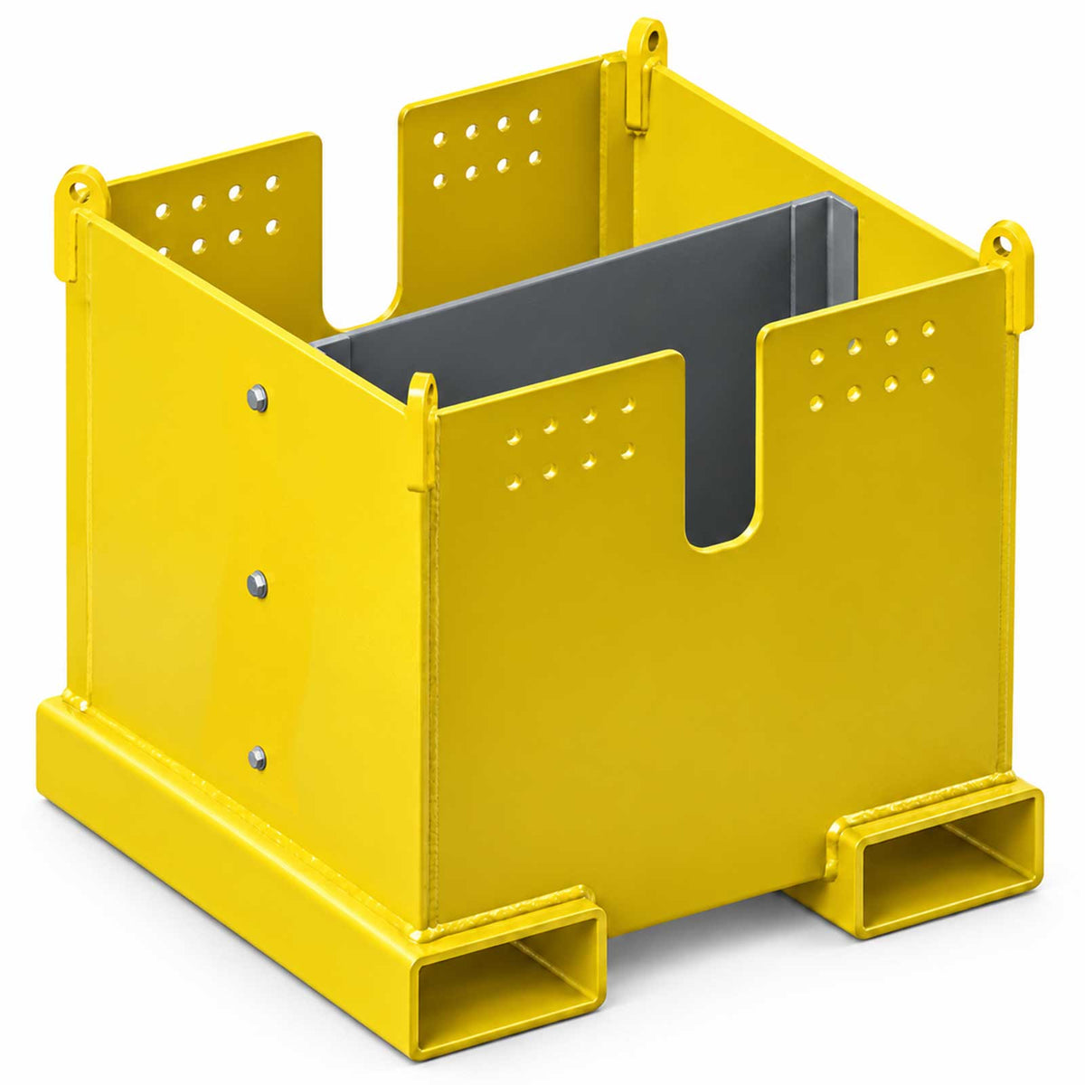 M&W 24" x 22" x 20" Chain Box with Divider and Bolts - 1,000 lbs. Cap.