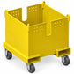 M&W 24" x 22" x 20" Chain Box with Swivel Casters and Bolts - 1,000 lbs. Cap.