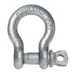 Screw Pin Anchor Shackle - Chicago Hardware - 3/16" Galvanized Steel - .33 Ton primary image
