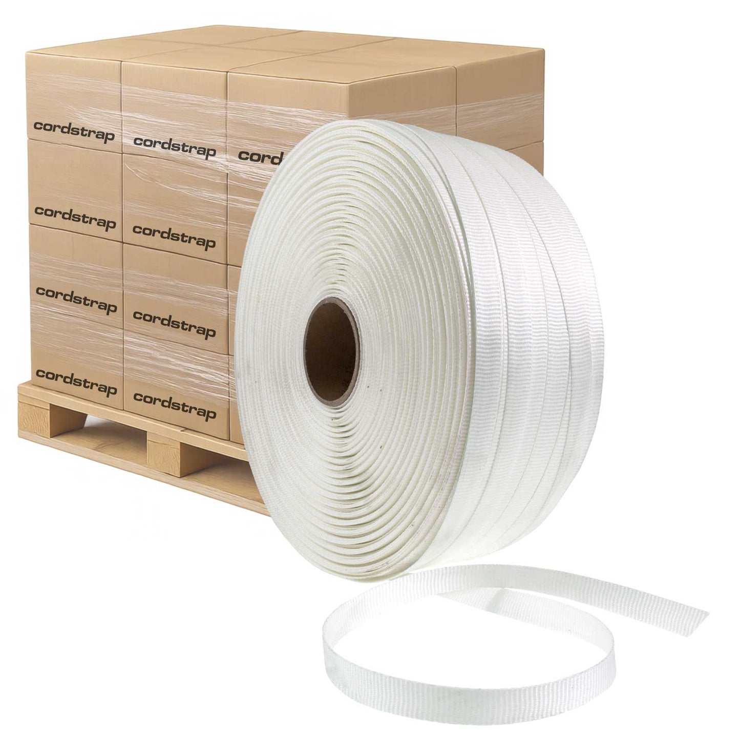 Cordstrap 3/4" x 2034' Woven Cord Strapping - Pallet