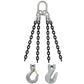 3/4" x 6' - Crosby 4 Leg Chain Sling w/ Grab Hooks - Grade 100