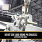 1-1/2" Crosby® Round Pin Anchor Shackle | G-213 - 17 Ton do not side load