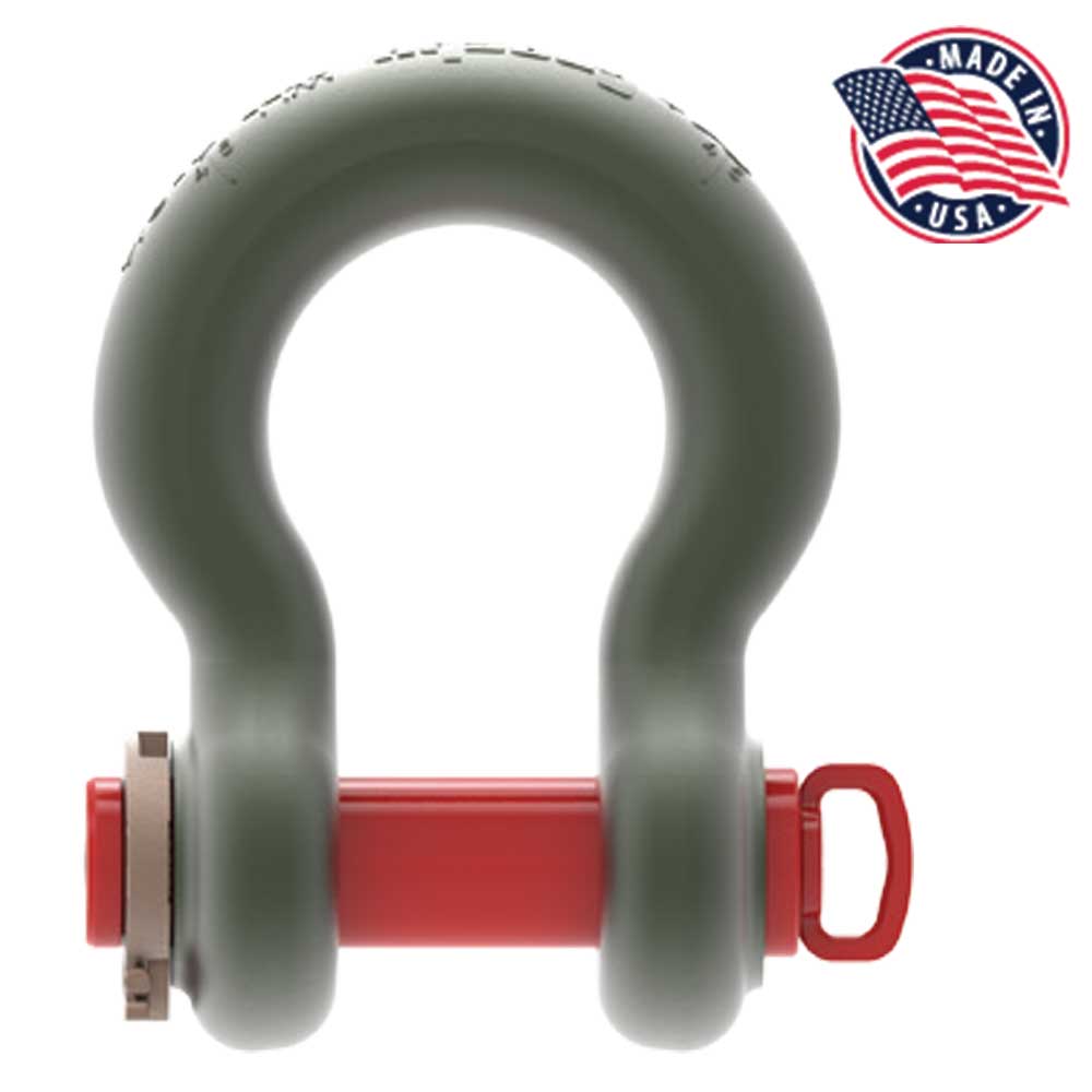 4-3/4" Crosby® Easy-Loc Bolt Type Anchor Shackle | G-2140E - 200 Ton made in USA