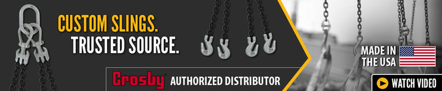 crosby chain slings banner