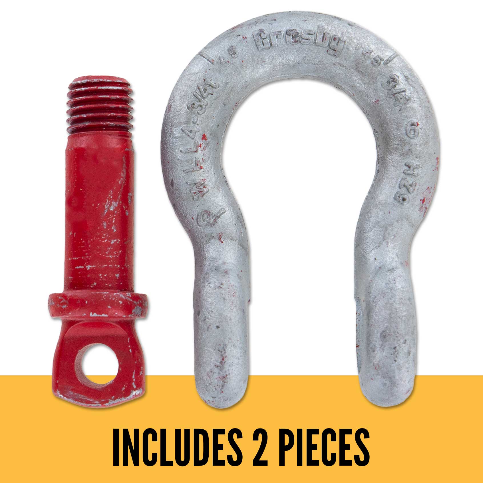 Crosby 1018552 1.12 in. G209 Screw Pin Anchor Shackle Galvanized