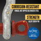 3/4" Crosby® Screw Pin Anchor Shackle | G-209 - 4.75 Ton shackle construction