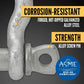 3/4" Crosby® Alloy Screw Pin Anchor Shackle | G-209A - 7 Ton shackle construction