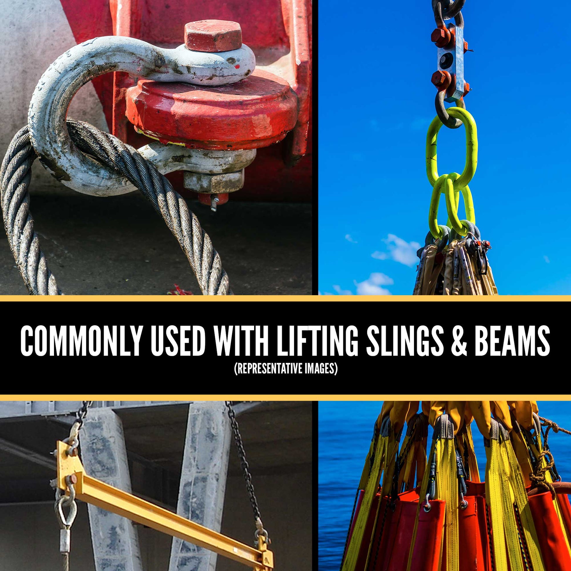 4" Crosby® Bolt Type Anchor Shackle | G-2130 - 150 Ton common shackle usage