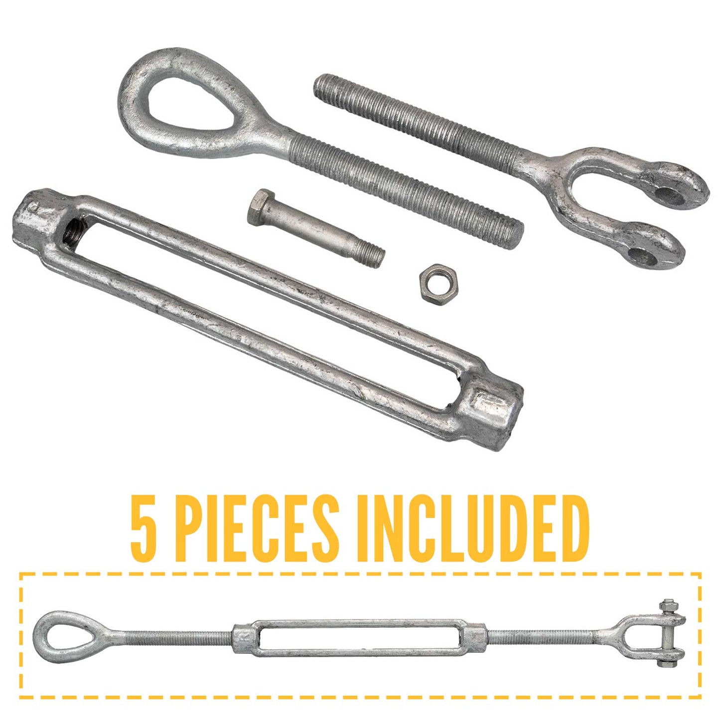 Turnbuckle included components