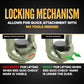 locking mecahnism - no tools required