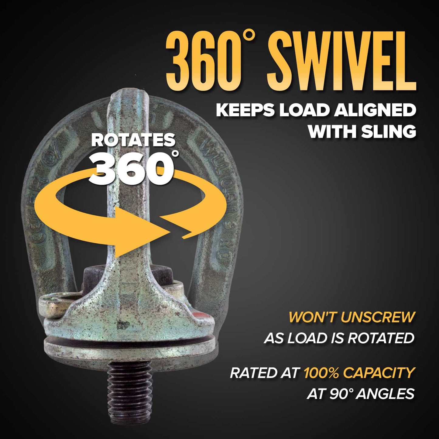 swivels 360 degrees