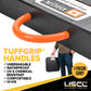tuffgrip hanldes are strong and ergonomic