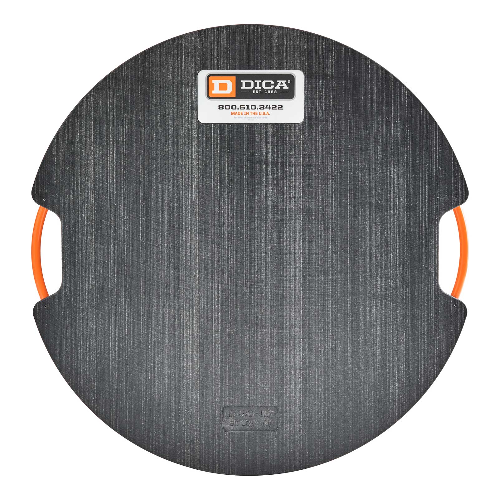DICA 30" round 1.5" black outrigger pad