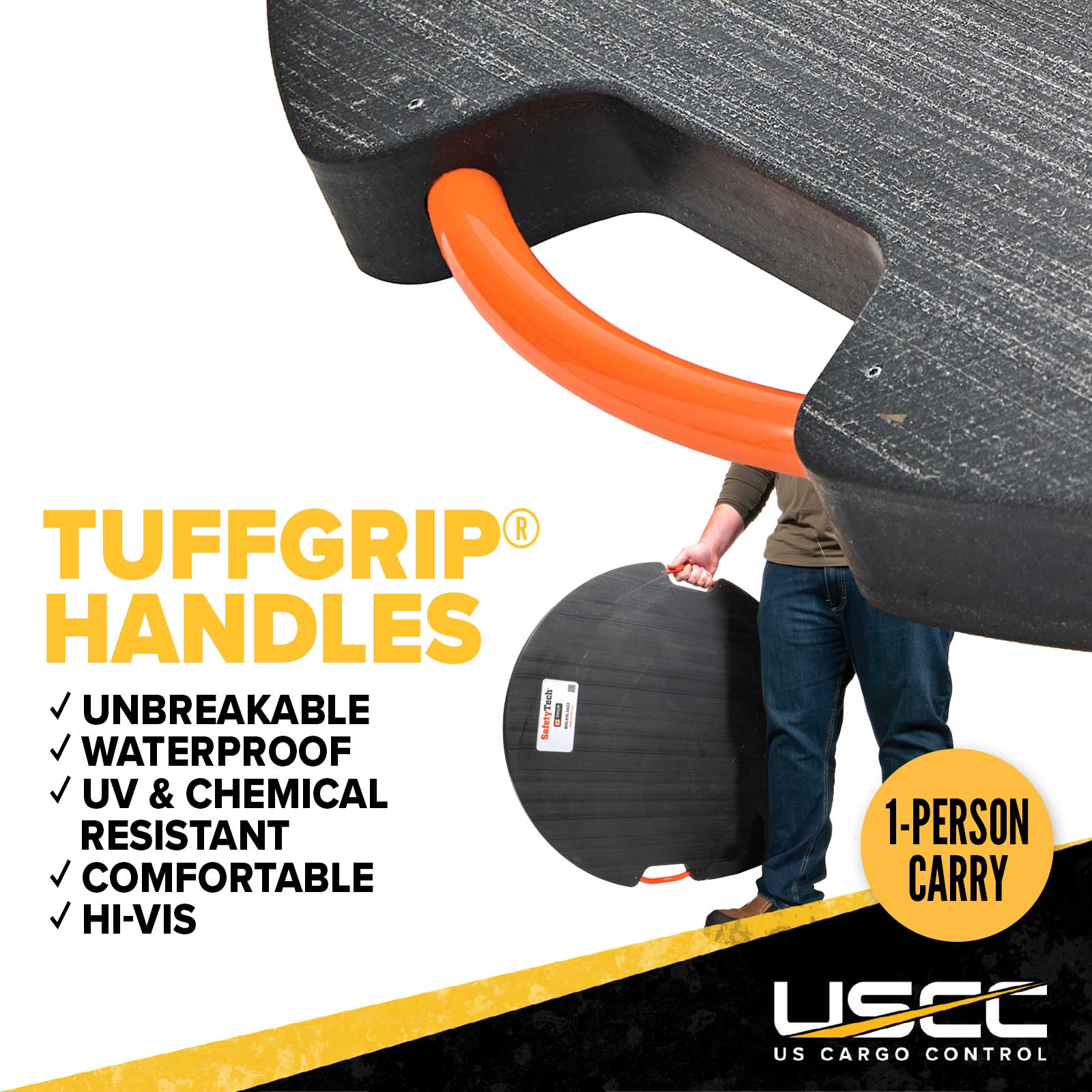 tuffgrip hanldes are strong and ergonomic