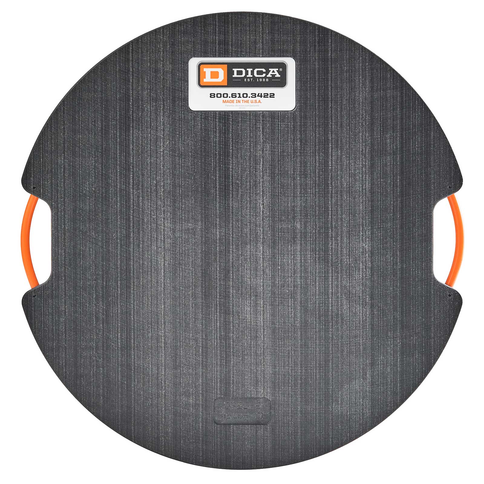 DICA 30" round 2" black outrigger pad