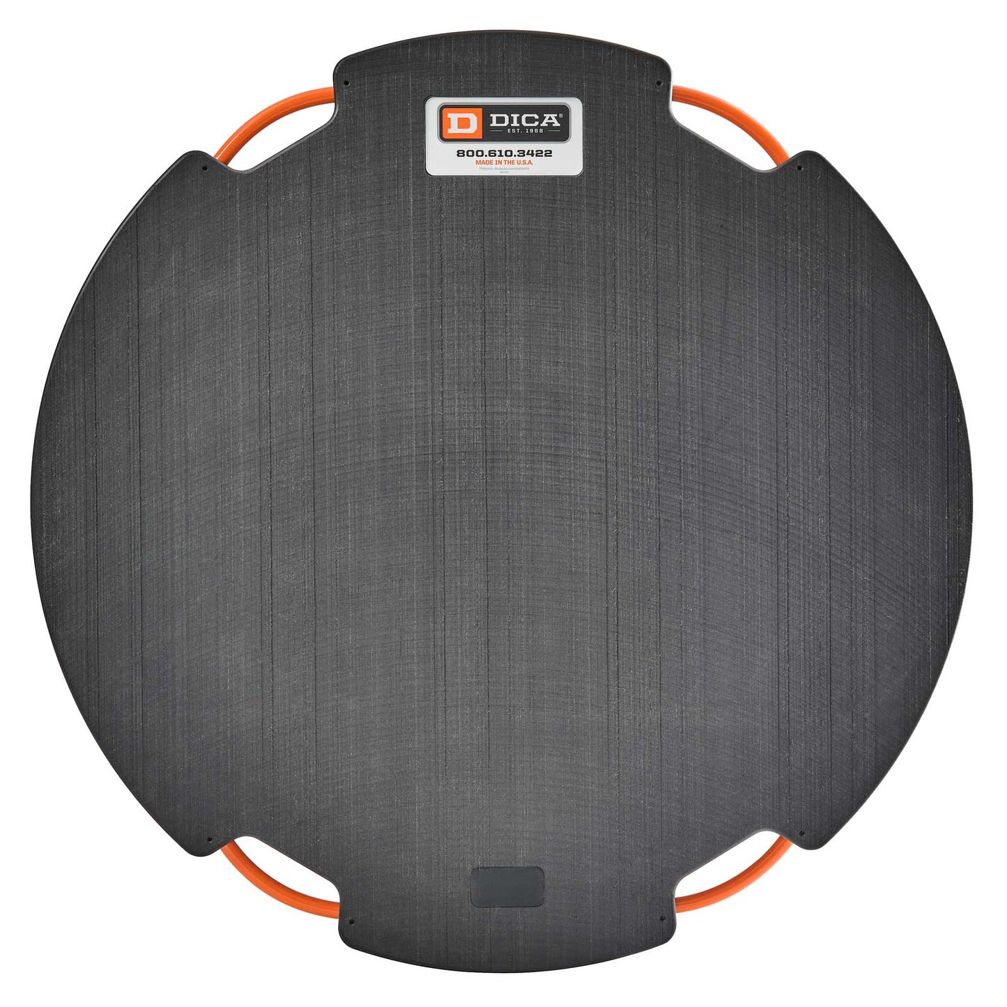 DICA 36" round 3" black outrigger pad