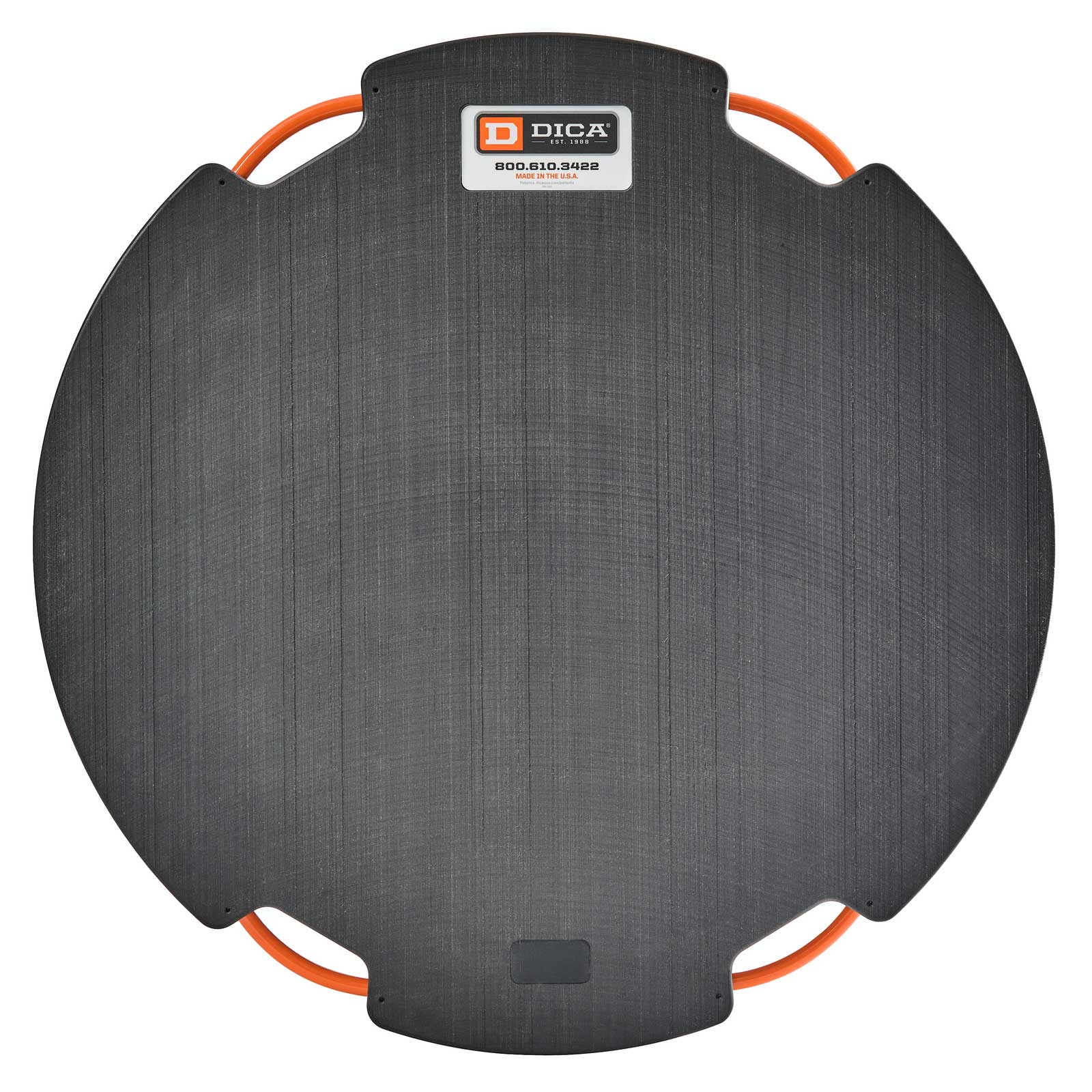 DICA 36" round 3" black outrigger pad