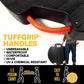 tuffgrip hanldes are strong and ergonomic