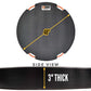 48" round 3" outrigger pad specs