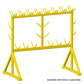 M&W 72" x 74" Double Frame Rigging Rack - 800 lbs. Cap.