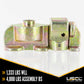 Double Stud Fitting w/ Bolt Thread | 4,000 lbs. BS | 2-Pack Image 2 of 6