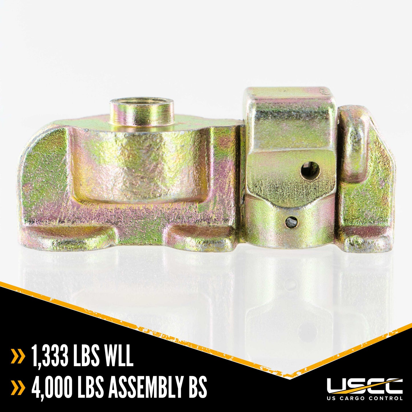 Double Stud Fitting w/ Bolt Thread | 4,000 lbs. BS | 2-Pack Image 2 of 6