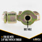 Double Stud Fitting w/ Bolt Thread | 4,000 lbs. BS | 2-Pack Image 3 of 6
