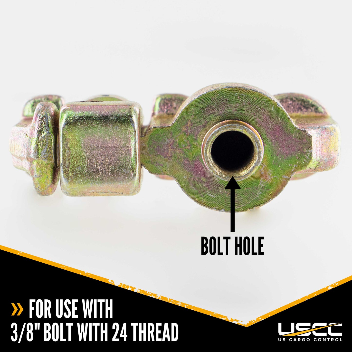 Double Stud Fitting w/ Bolt Thread | 4,000 lbs. BS | 2-Pack Image 3 of 6